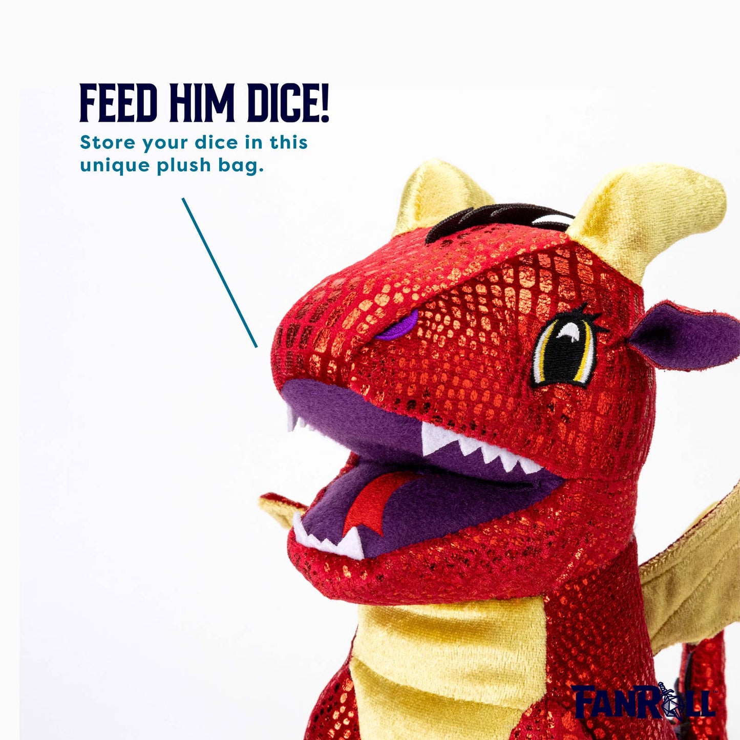 FanRoll - Dragon Plush Dice Bag