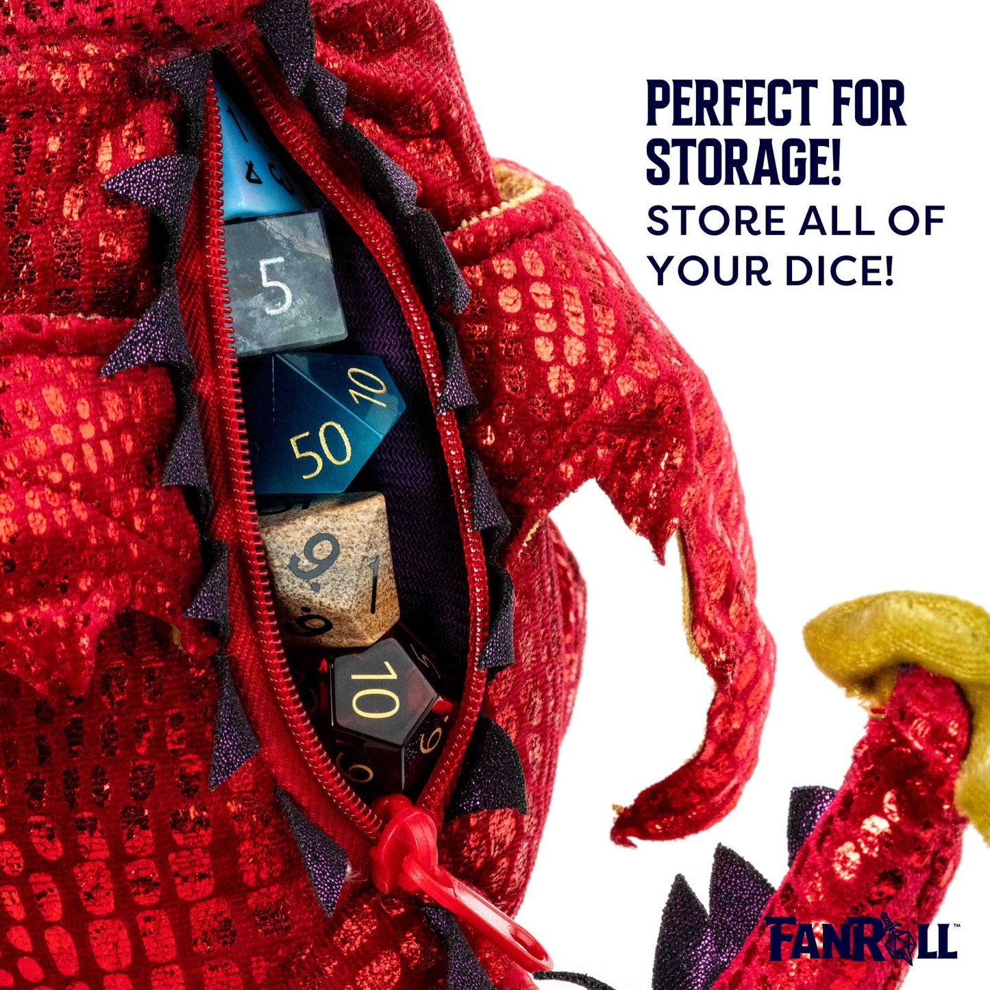 FanRoll - Dragon Plush Dice Bag