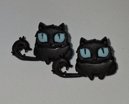 Crazy Cat Earrings