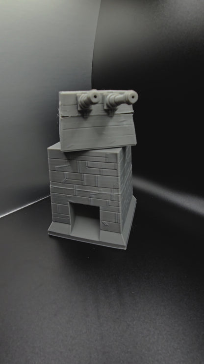 Death Star Turret Dice Tower